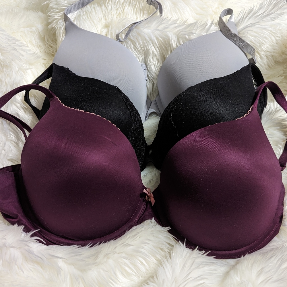 Lot of 3 Victoria's Secret perfect shape perfect coverage bras